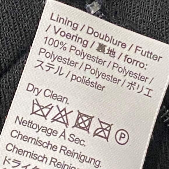 J.Crew Wide Leg cuffed Pant Size 12 Black Wool Blend Italian Fabric - Picture 7 of 13